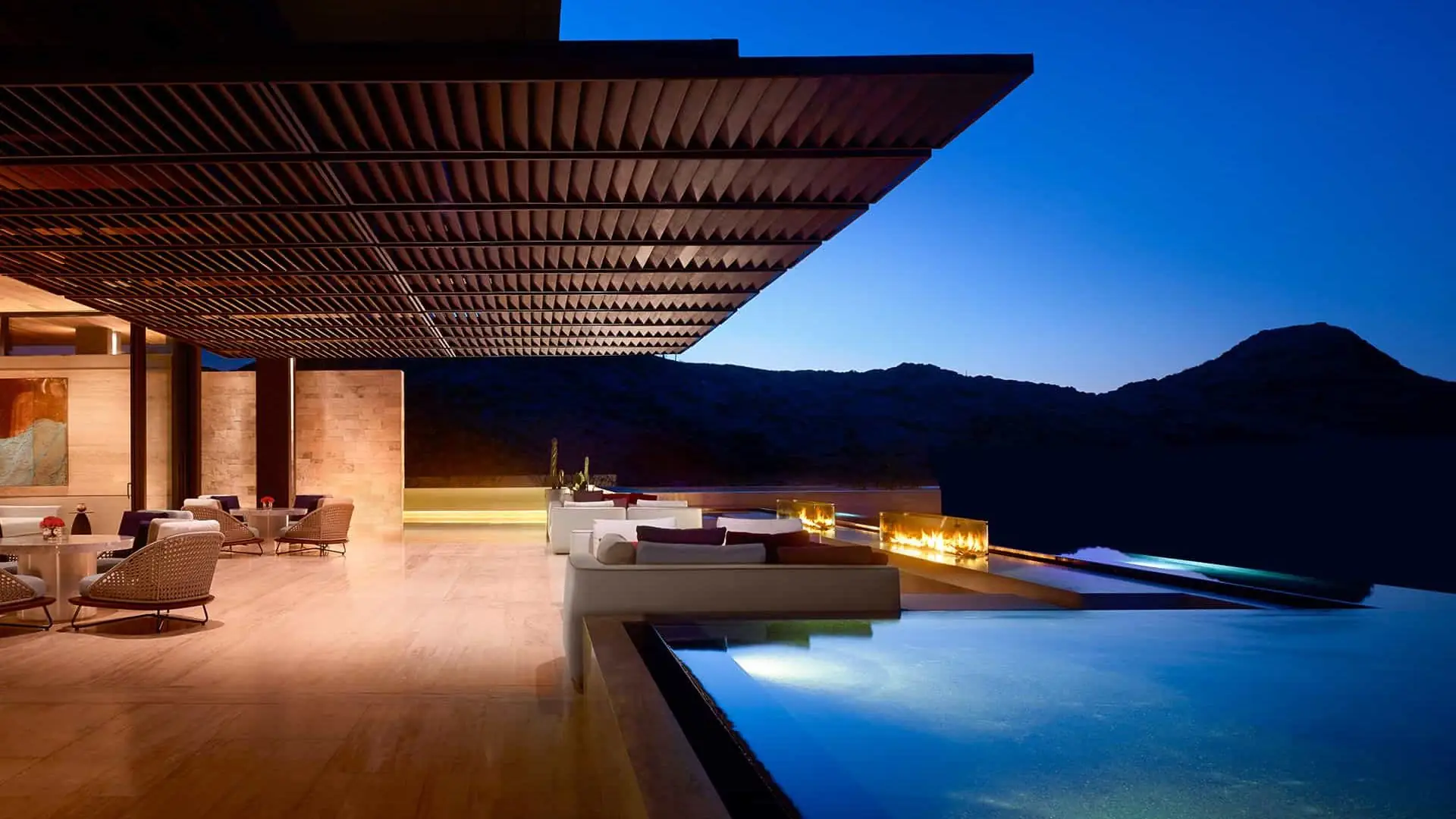 Lobby Terrace at Montage Los Cabos