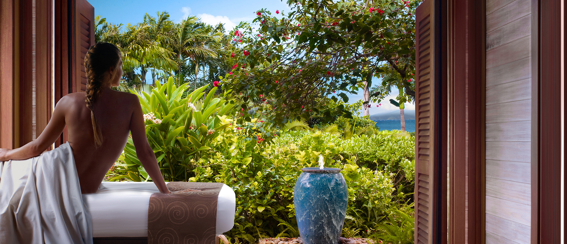 Woman at Spa Montage Kapalua Bay