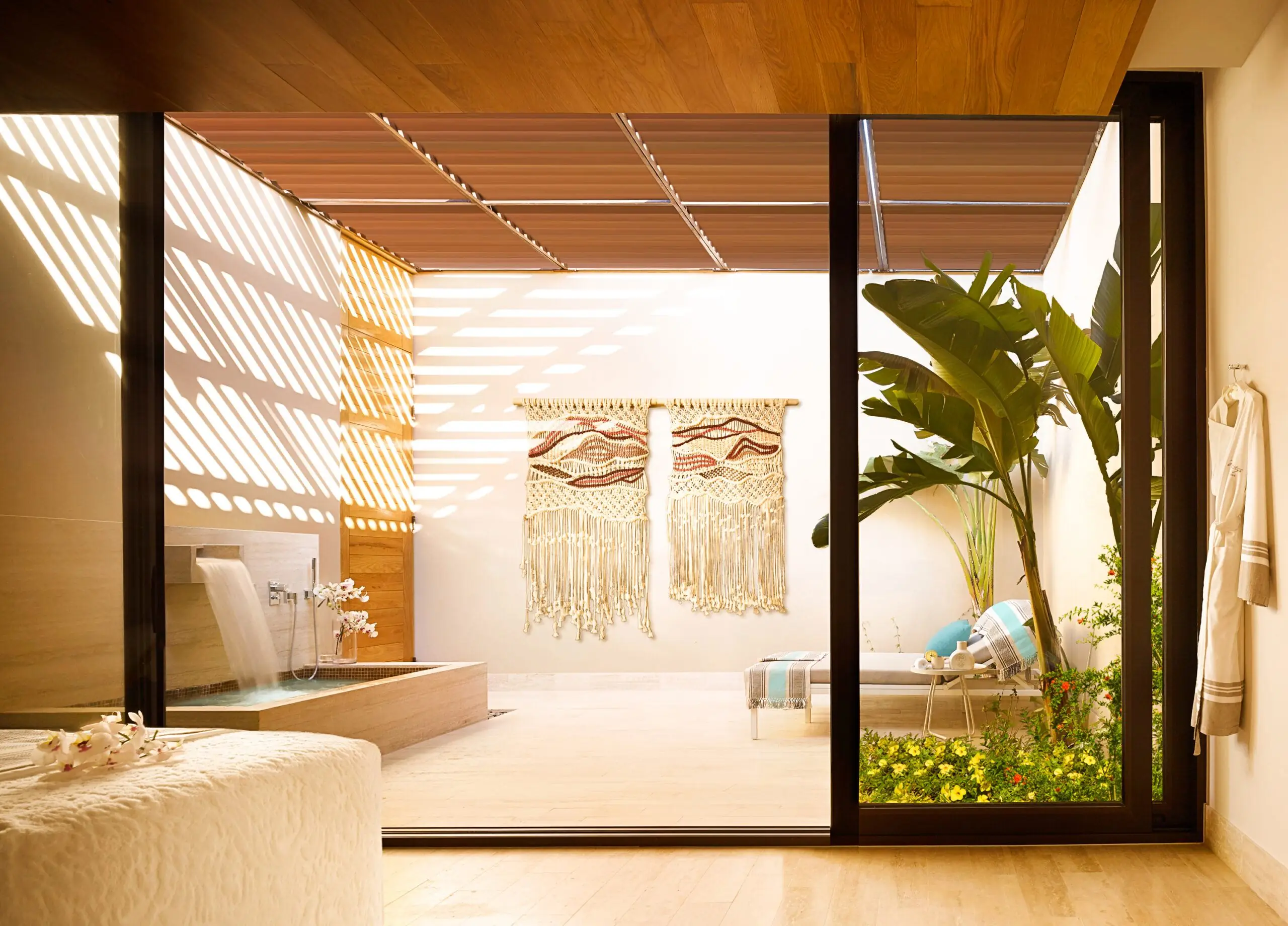 Treatment room at Spa Montage Los Cabos