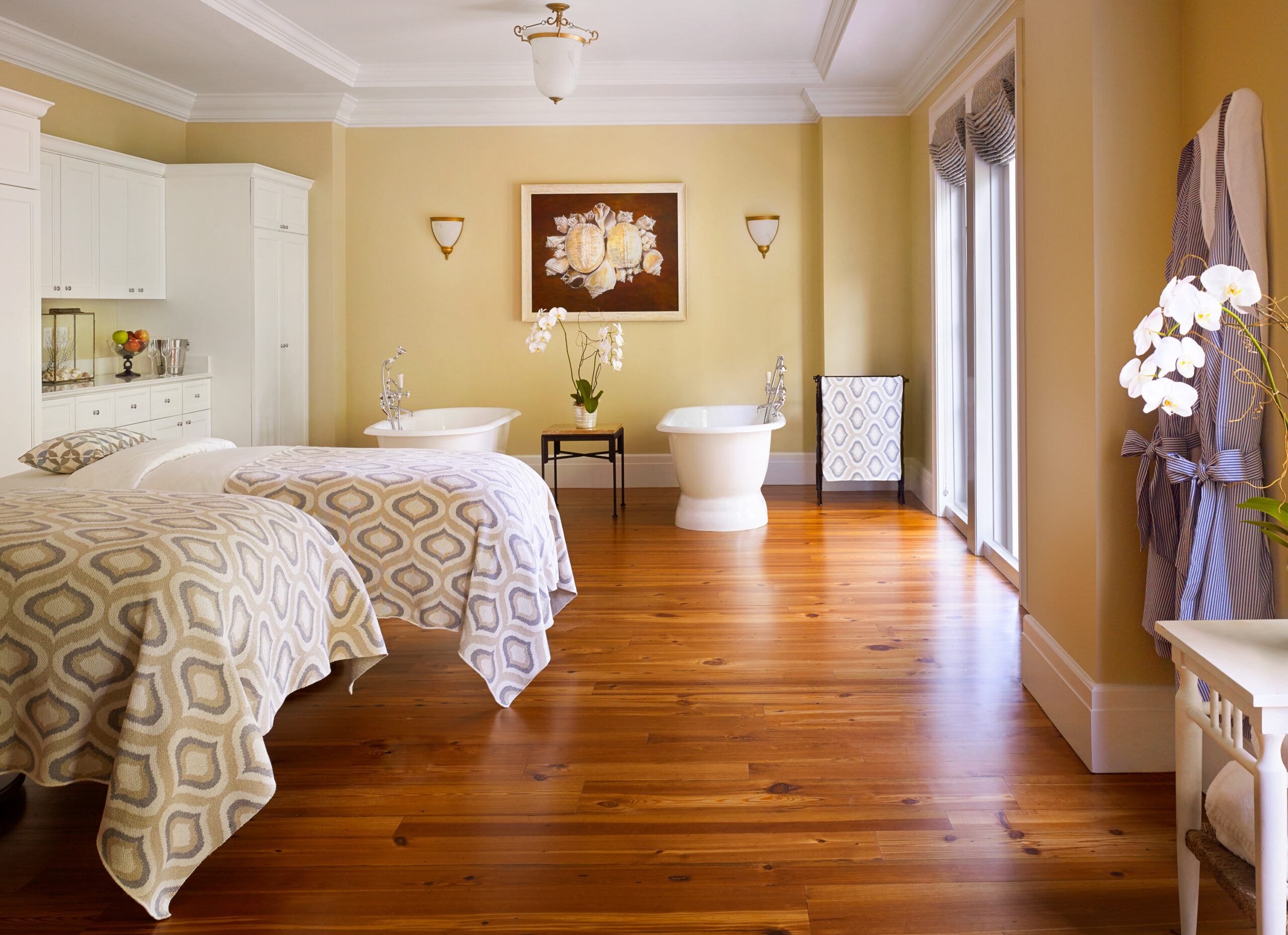 Couple's treatment room at Spa Montage Palmetto Bluff