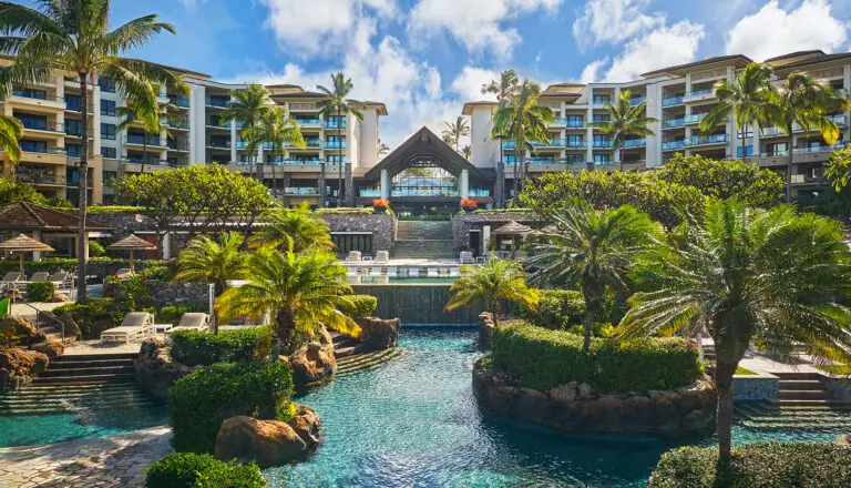 Sunset Pool at Montage Kapalua Bay.