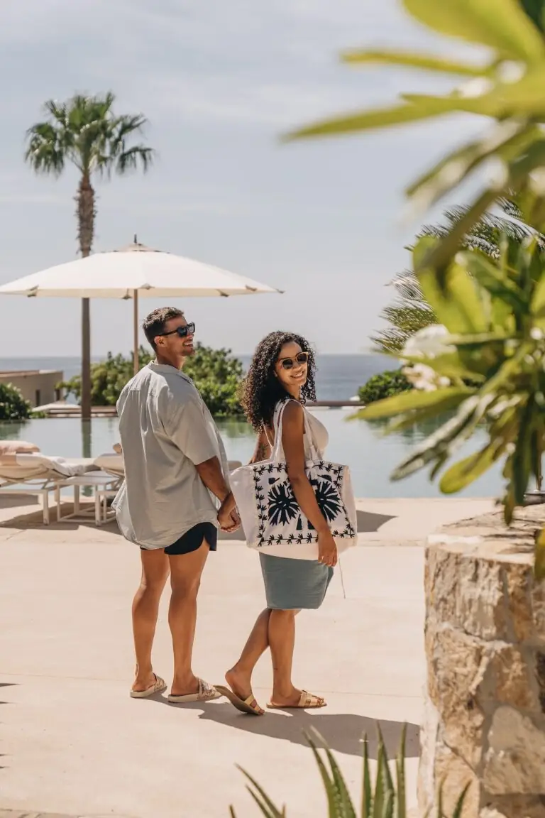 A couple at Montage Los Cabos.