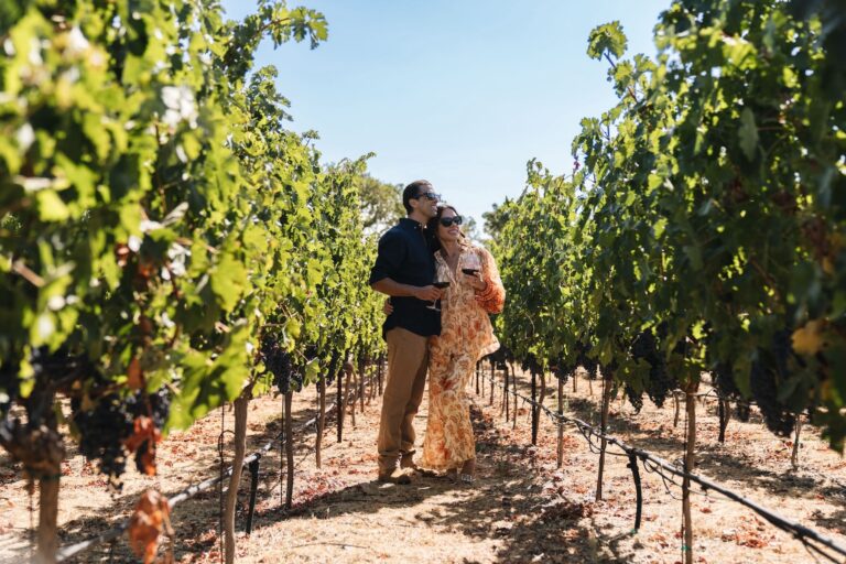 A couple at Montage Healdsburg.