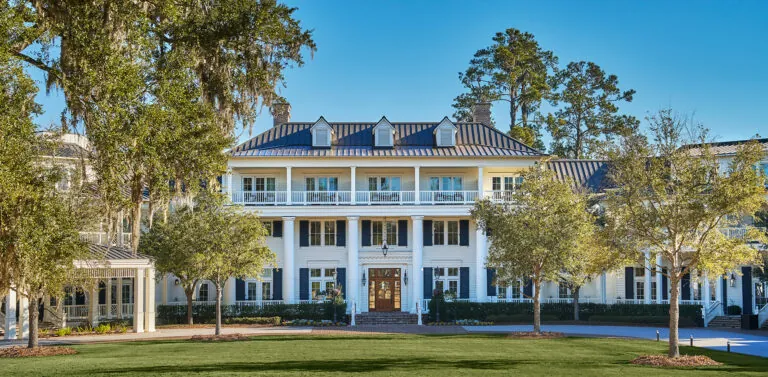 Exterior of the Inn at Montage Palmetto Bluff.