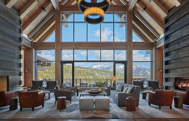 Living Room at Montage Big Sky