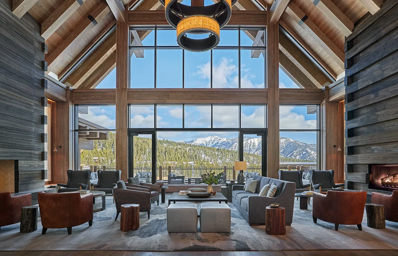 Living Room at Montage Big Sky