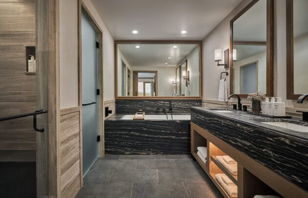 Guestroom Bathroom at Montage Big Sky