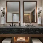 Guestroom Bathroom at at Montage Big Sky