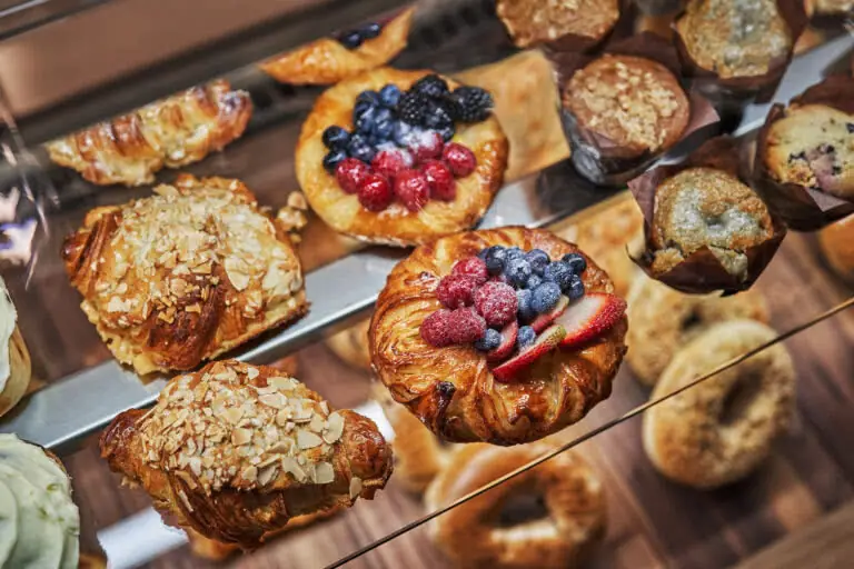 Bakery treats on display