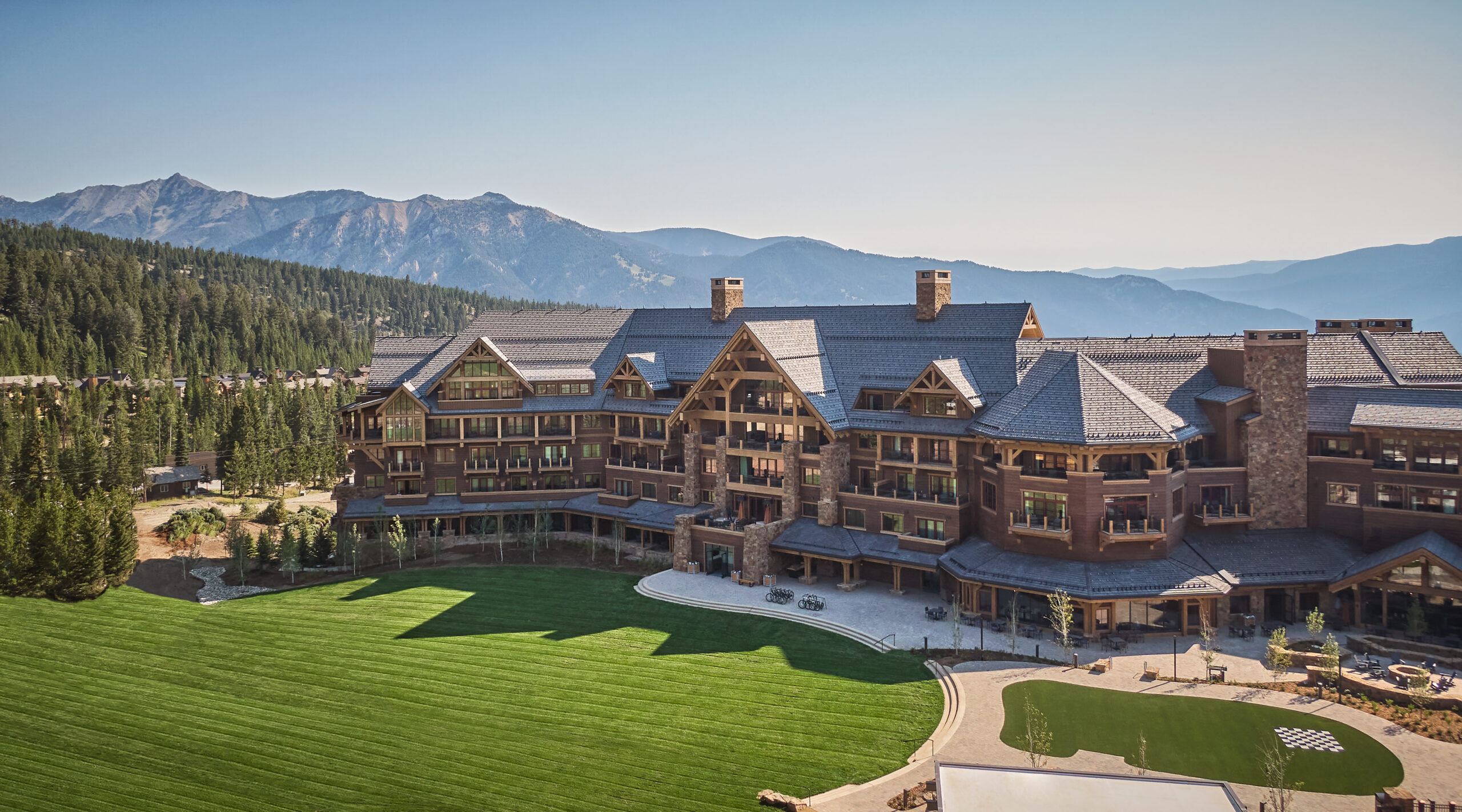 Montage Big Sky Exterior in the summer on a sunny day