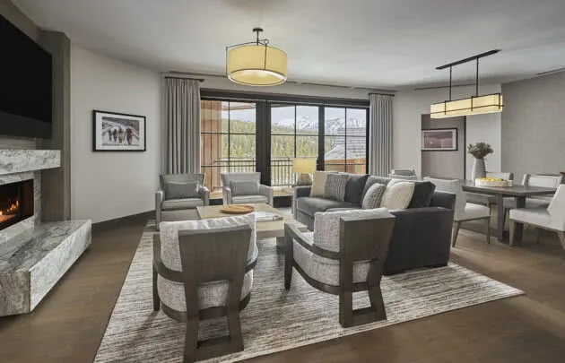 Living Room of a Montage Big Sky Residence