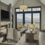Living Room of a Residence at Montage Big Sky