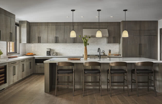 The Kitchen in a Montage Big Sky Residence