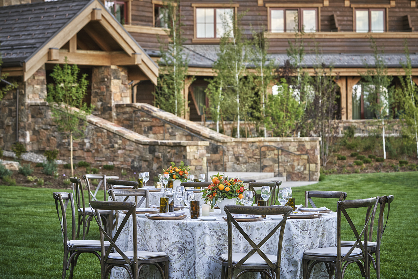 Event on the Grand Lawn at Montage Big Sky