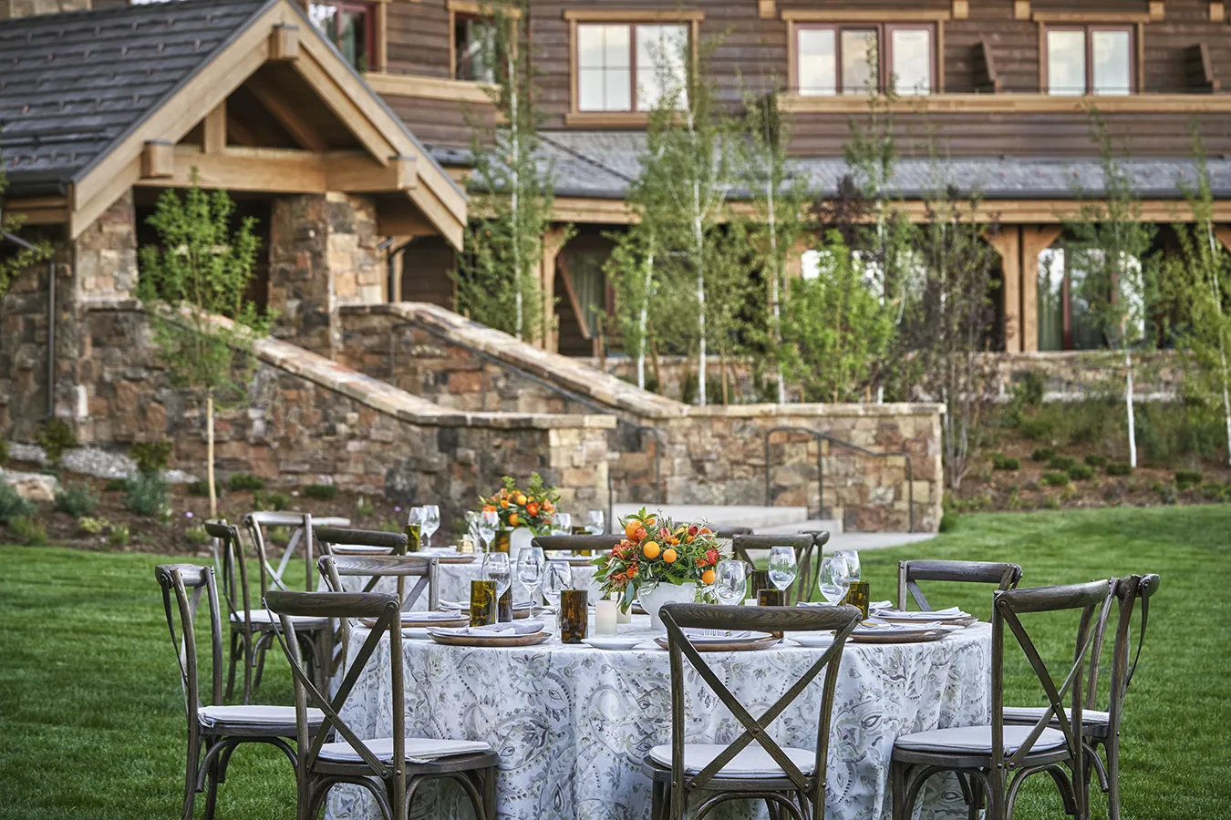 Event on the Grand Lawn at Montage Big Sky