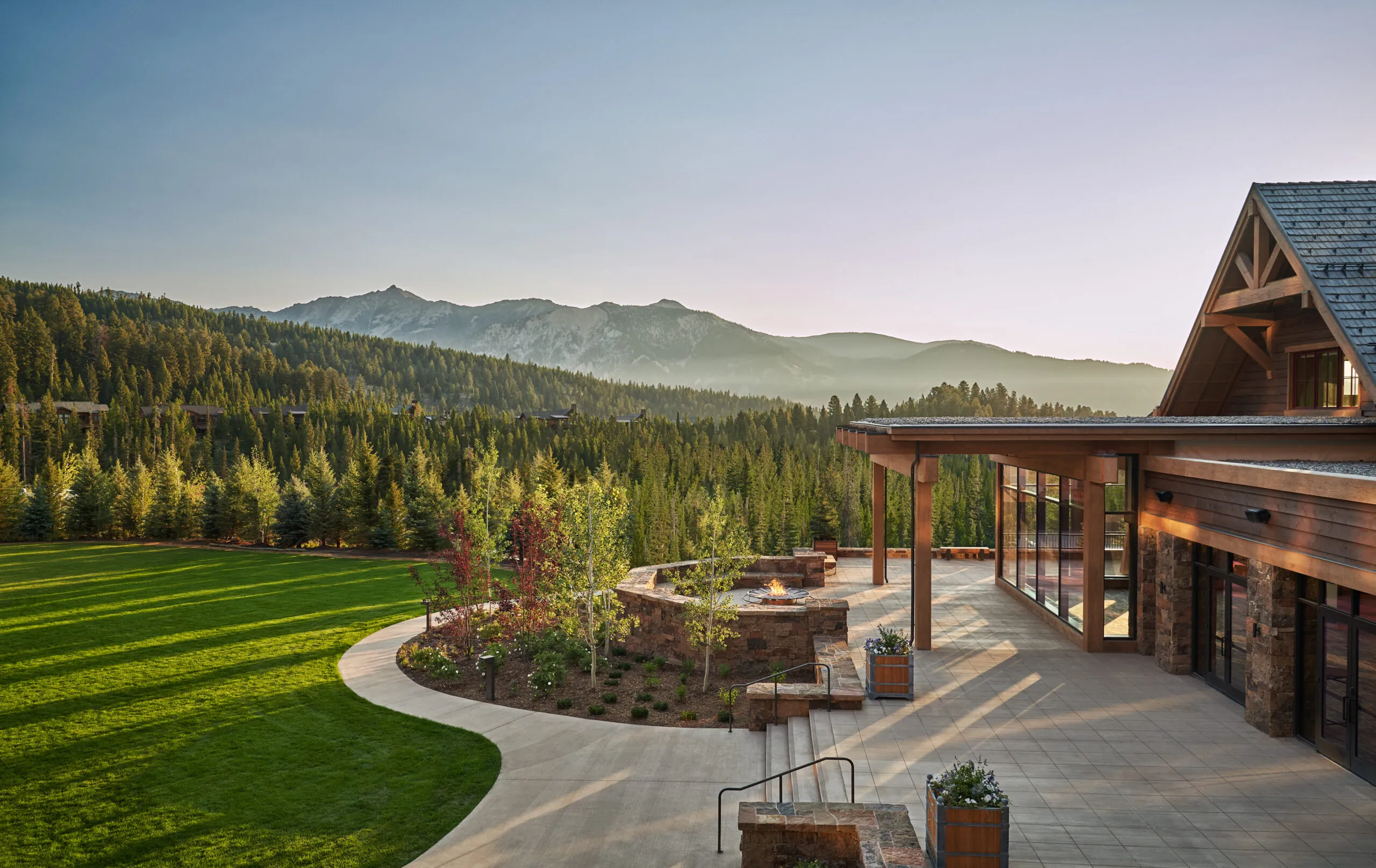 Exterior of Montage Big Sky in the Spring