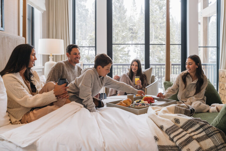 Family in Bed