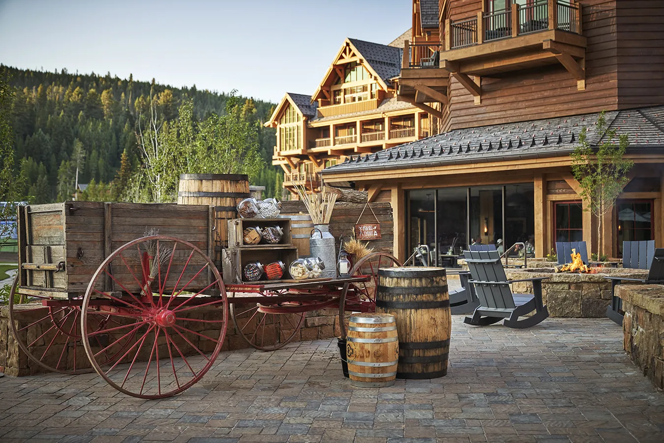 S'mores set up at Montage Big Sky