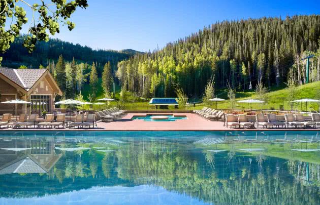 Montage Deer Valley Alpine Pool