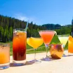 Group of cocktails