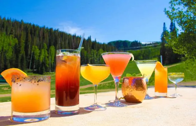 Group of cocktails