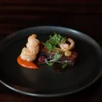 Crusted Pork Belly dish at Apex at Montage Deer Valley