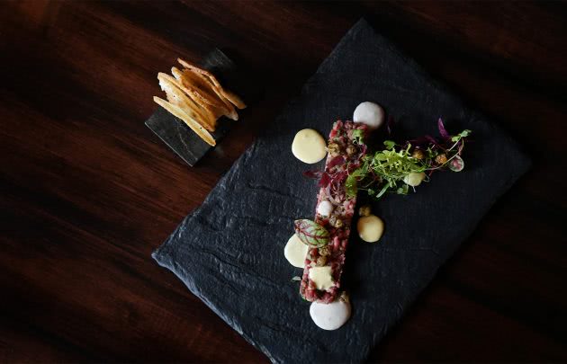 Beef Tartare in Deer Valley