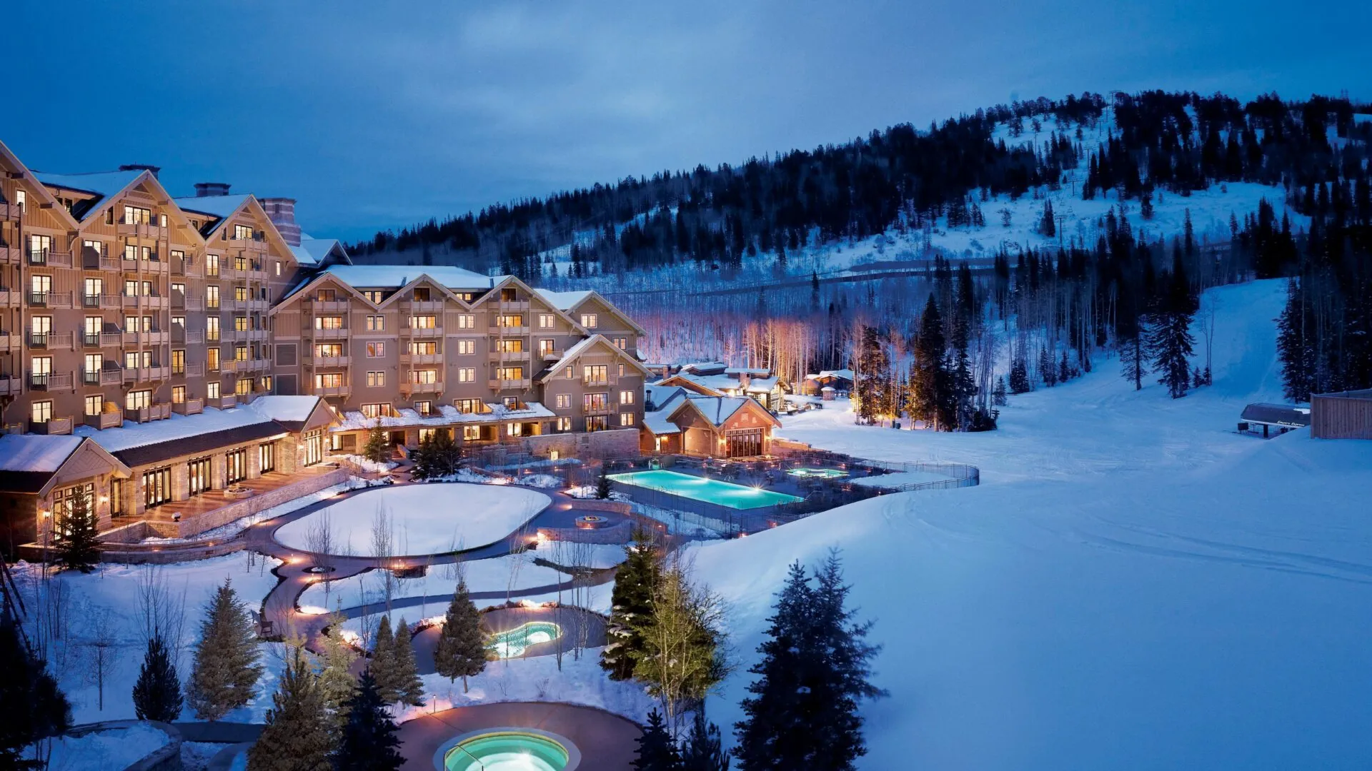 Montage Deer Valley Night View
