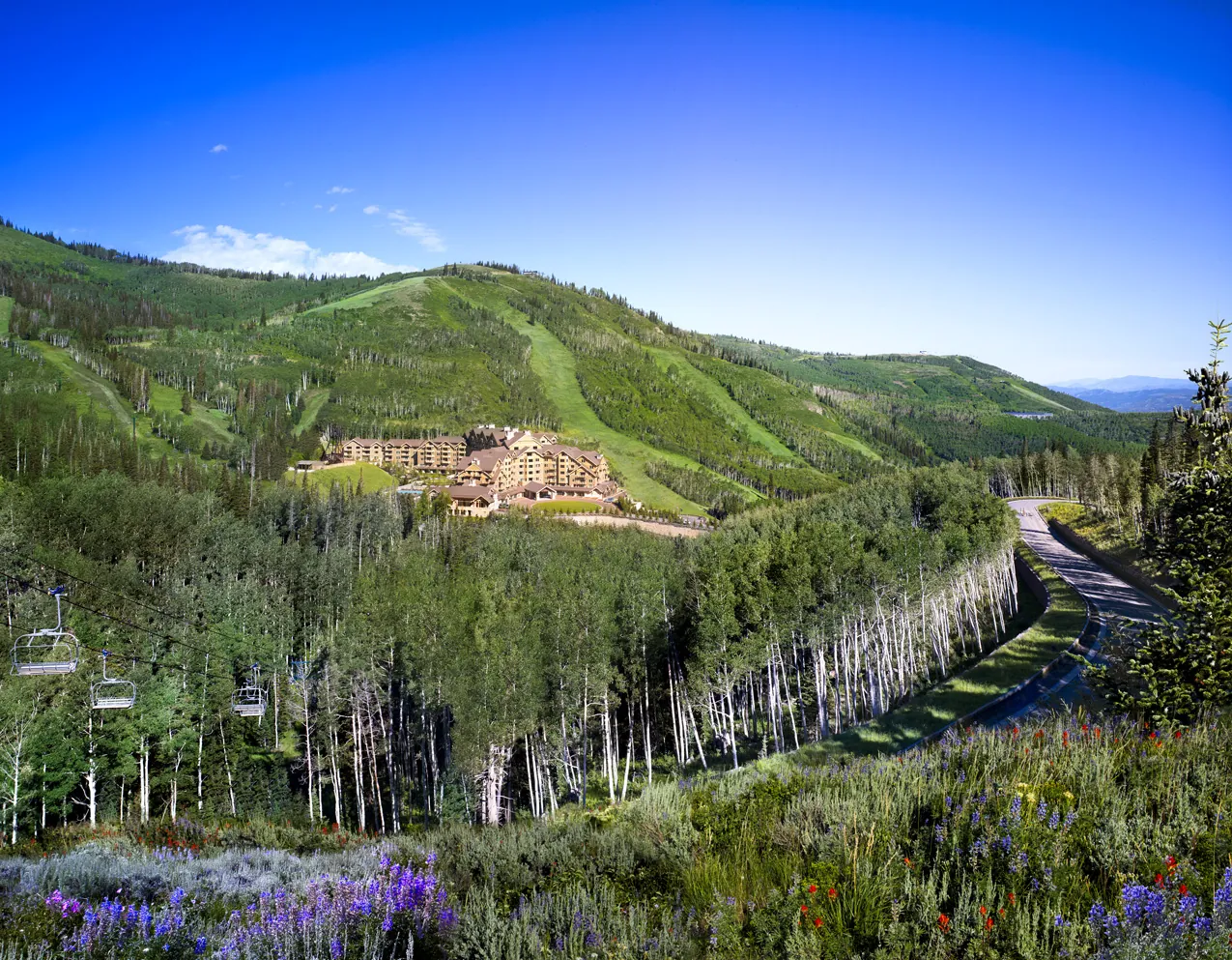 Aerial View of Montage Deer Valley