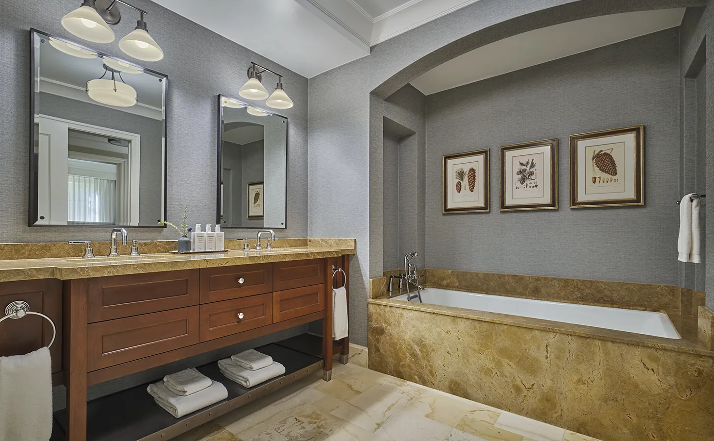 Guestroom bathroom at Montage Deer Valley