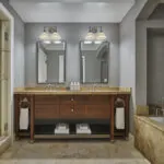 Guestroom bathroom at Montage Deer Valley