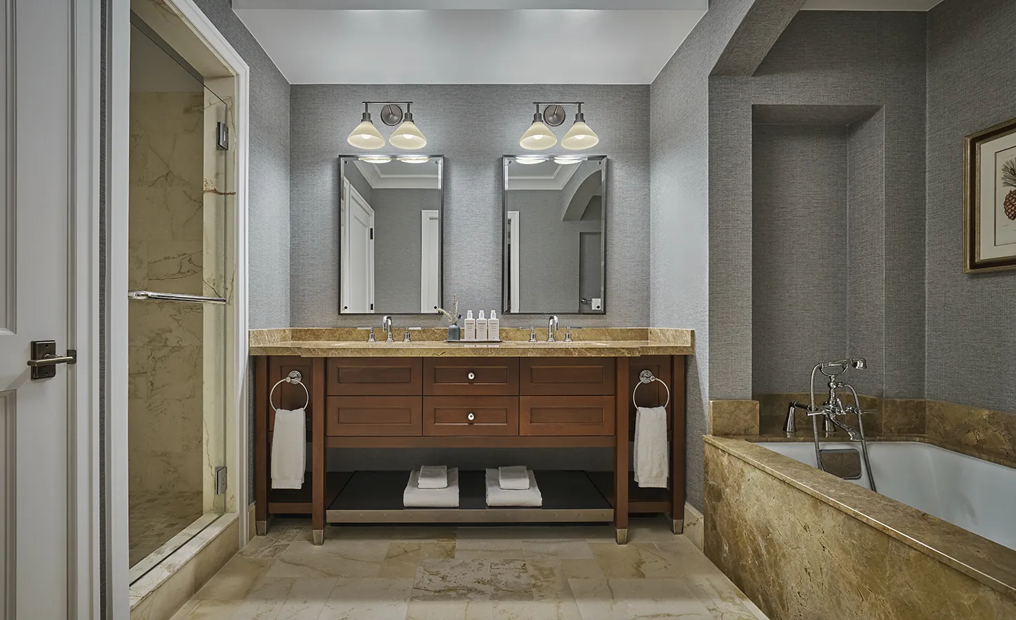 Guestroom bathroom at Montage Deer Valley