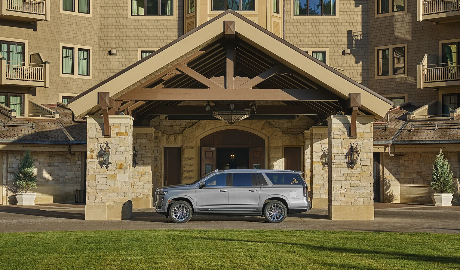Cadillac on front drive