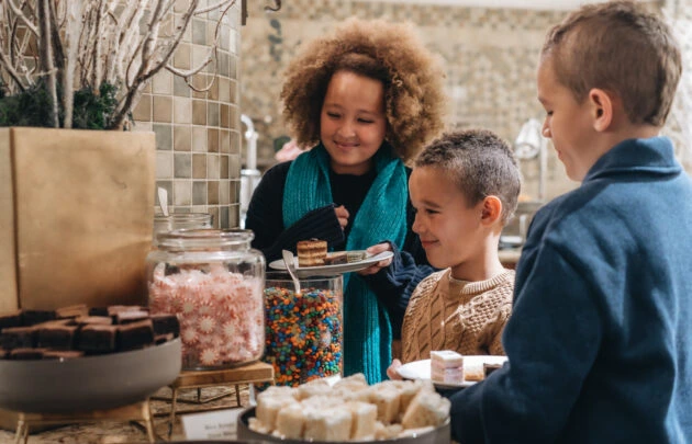 Skier buffet at Montage Deer Valley resort