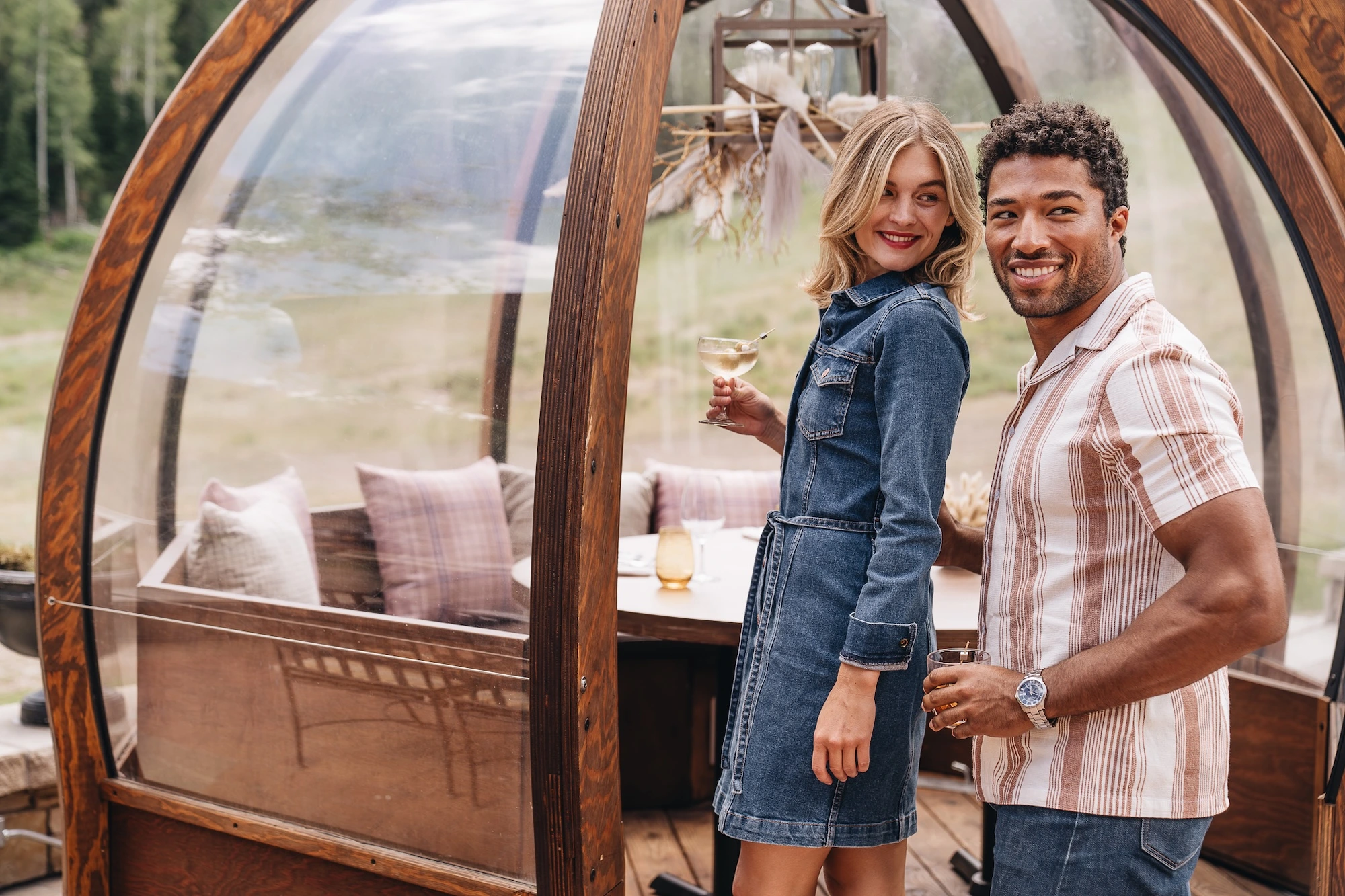 Alpenglobes in summertime