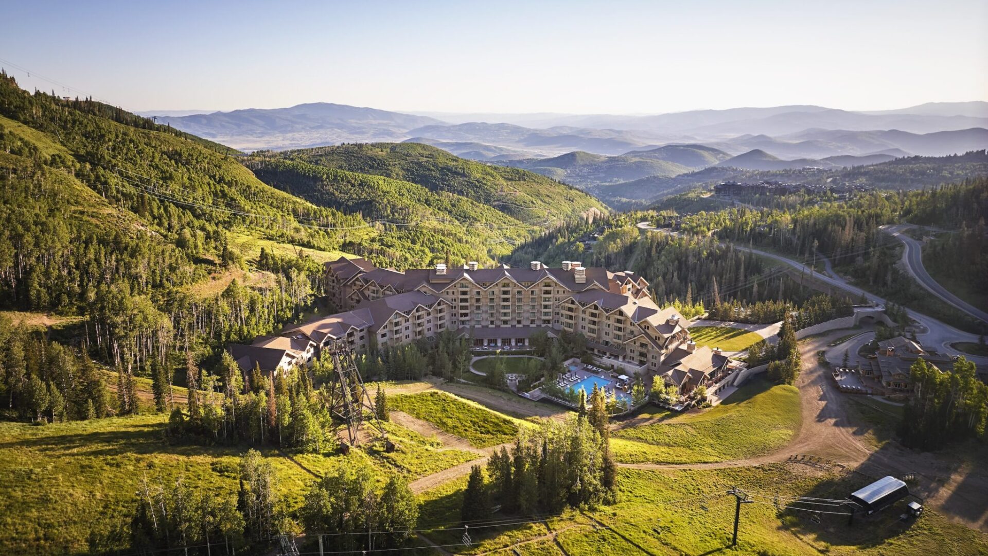 Destination shot for Montage Deer Valley resort