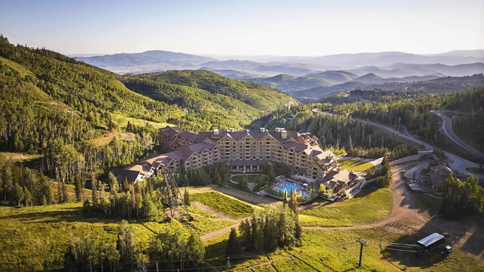Destination shot for Montage Deer Valley resort