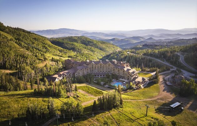 Destination shot for Montage Deer Valley resort