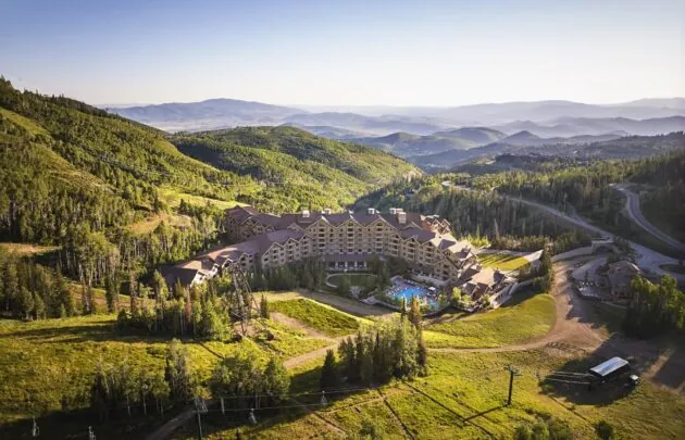Destination shot for Montage Deer Valley resort