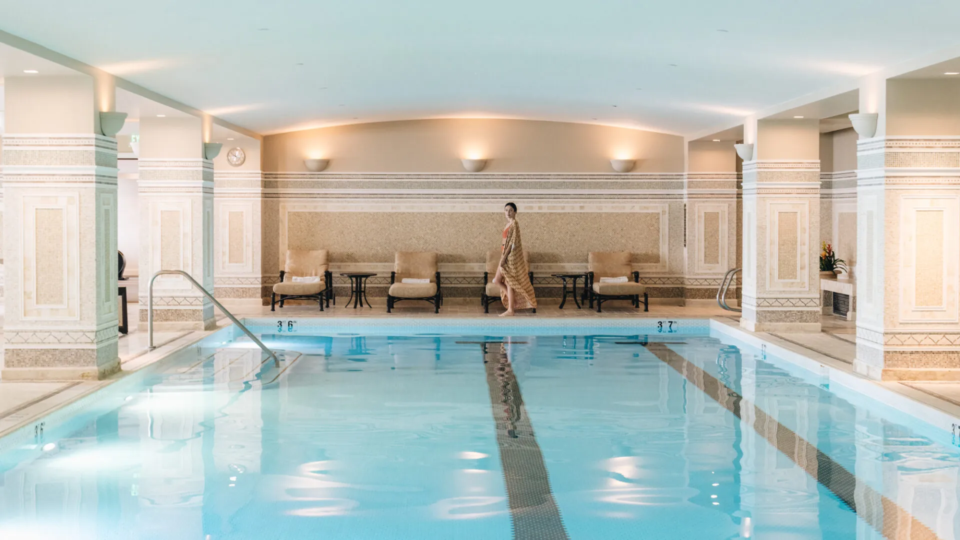 A woman at the spa at Montage Deer Valley.