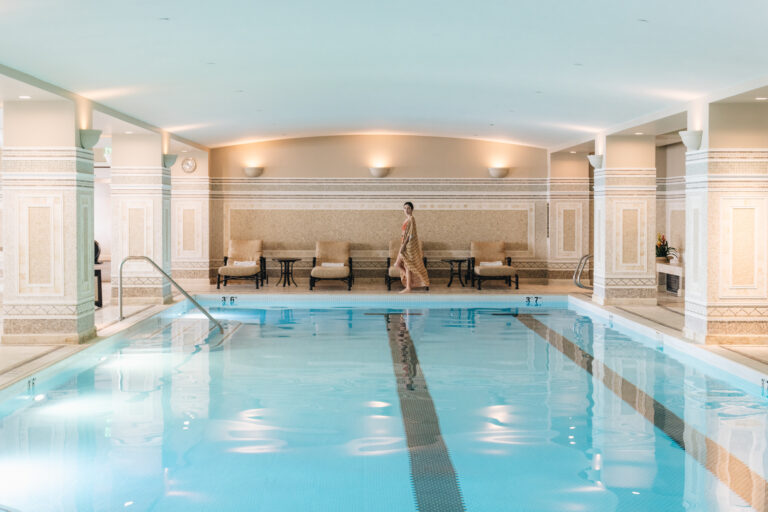 A woman at the spa at Montage Deer Valley.