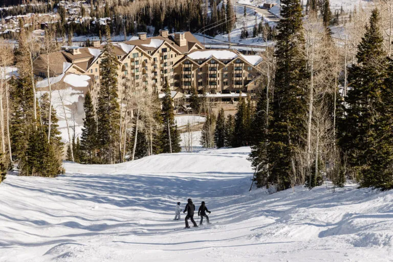 Montage Deer Valley Winter Exterior Lifestyle