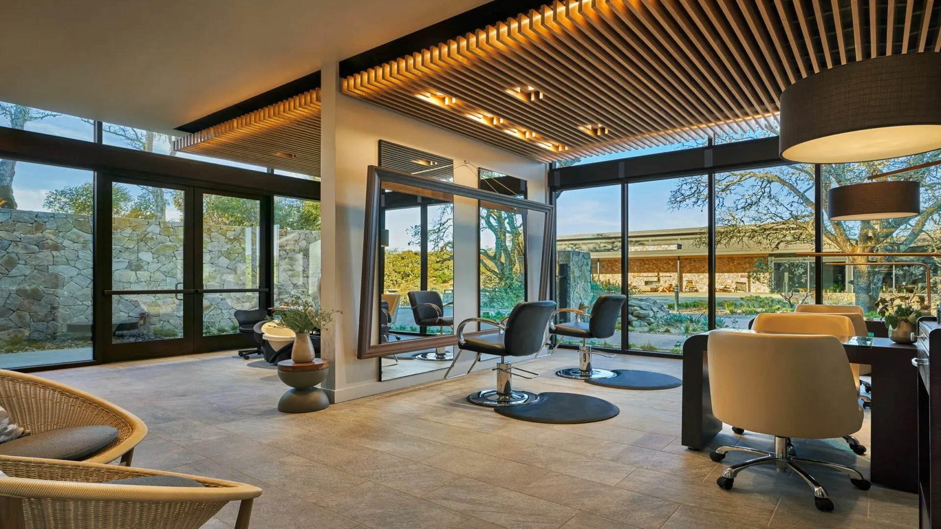 The salon at Montage Healdsburg in sonoma county