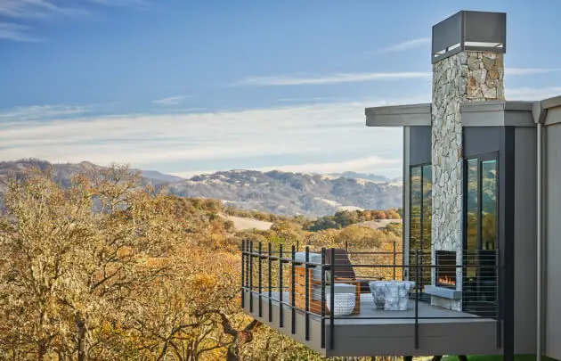 Exterior View of Montage Healdsburg Guest House in Sonoma Wine Country