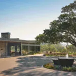 The entrance to Montage Healdsburg, a luxury resort
