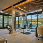 The salon interior at spa Montage, a luxury sonoma county resort