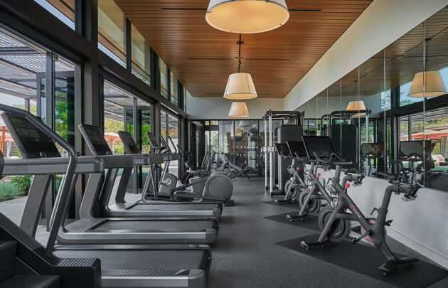 Fitness Center at luxury healdsburg, ca hotel Montage Healdsburg
