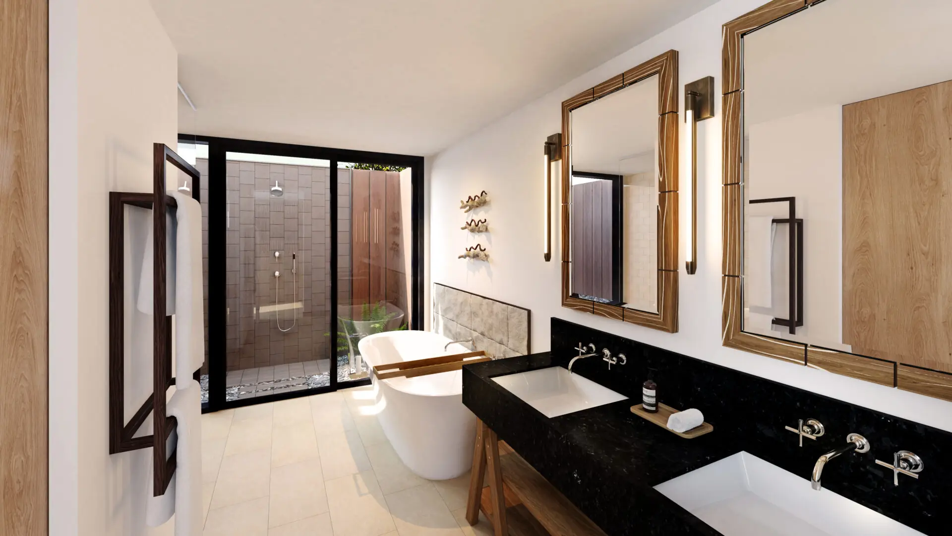 Deluxe Bathroom at Napa Valley Resort