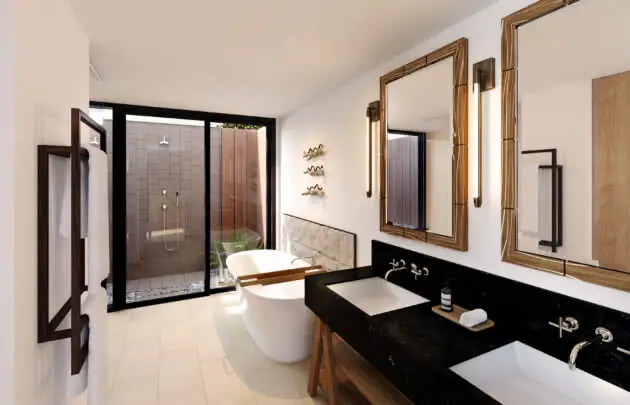 Deluxe Bathroom at Napa Valley Resort