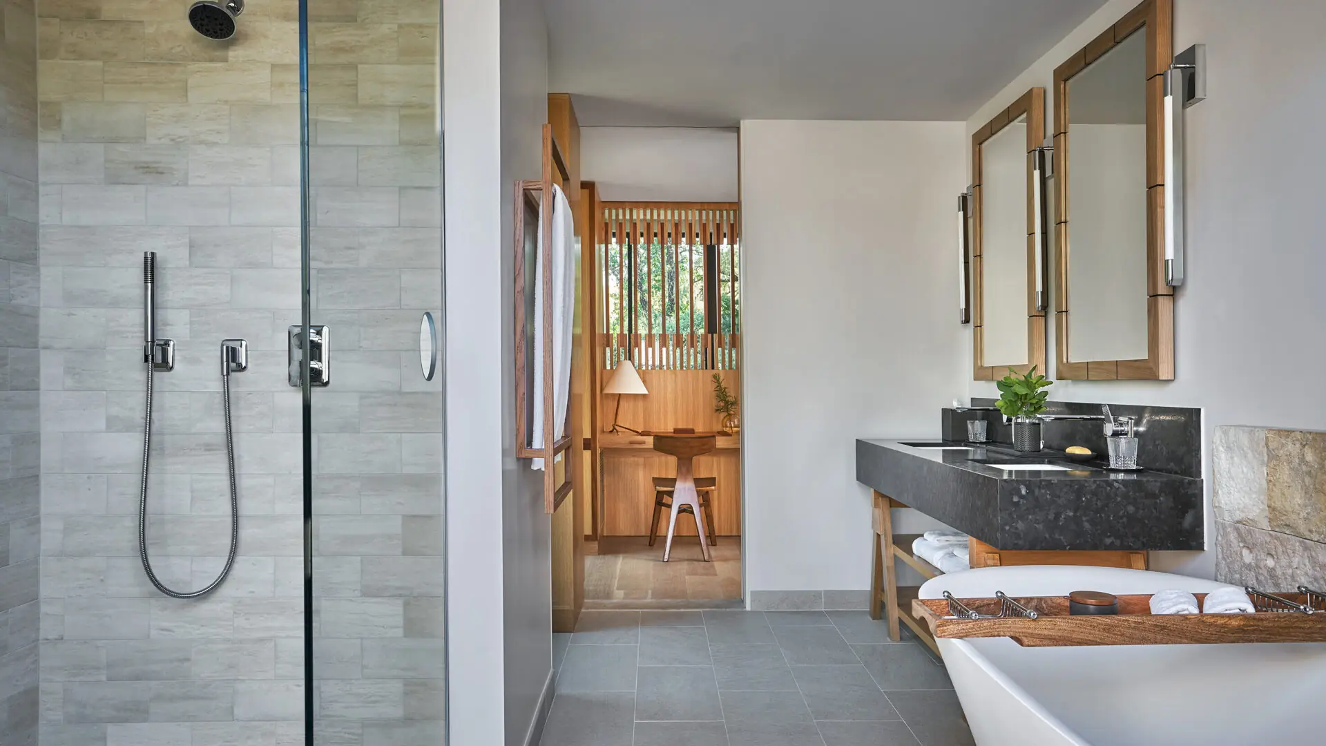 Guestroom Bathroom at Montage Healdsburg